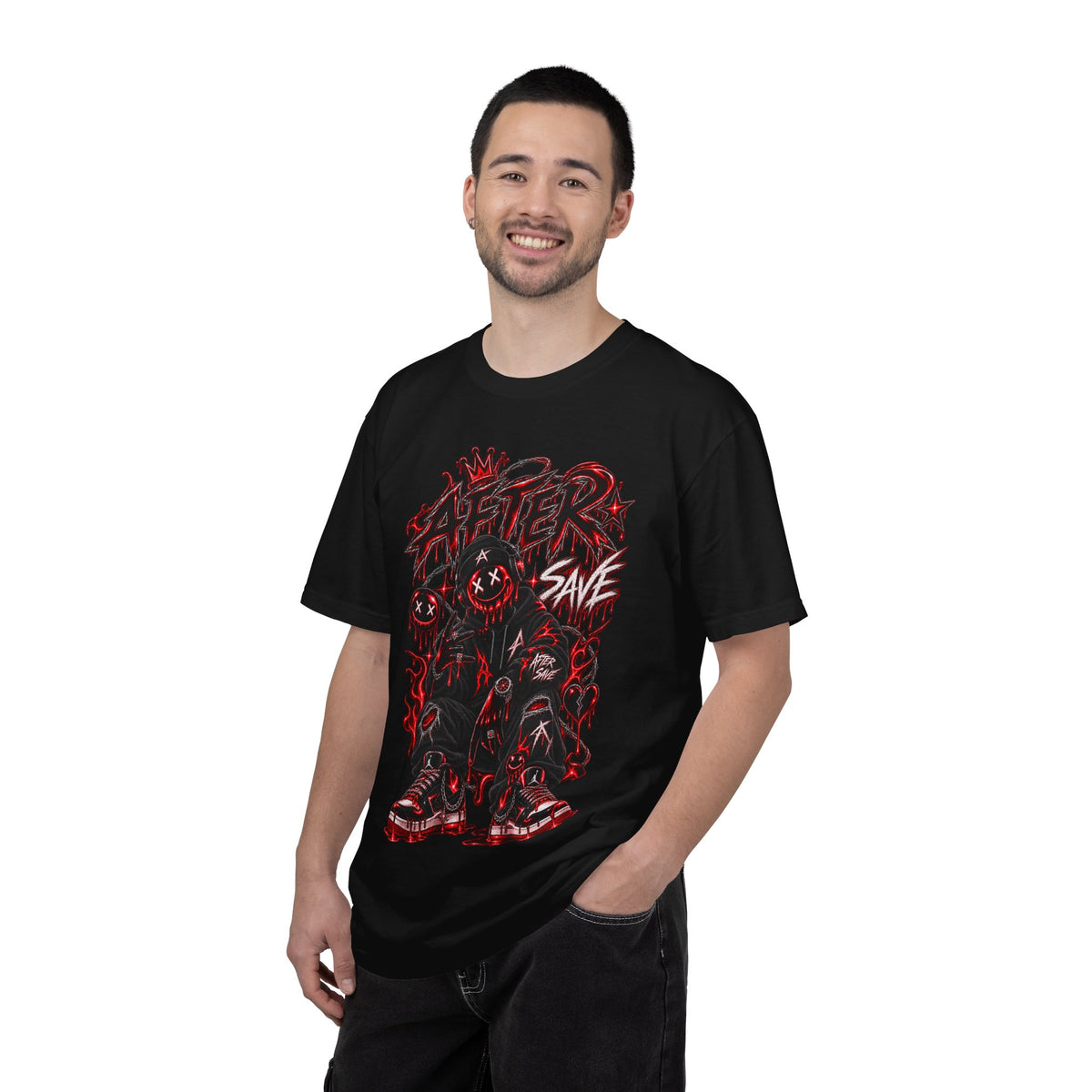After Save: Crimson Static Tee