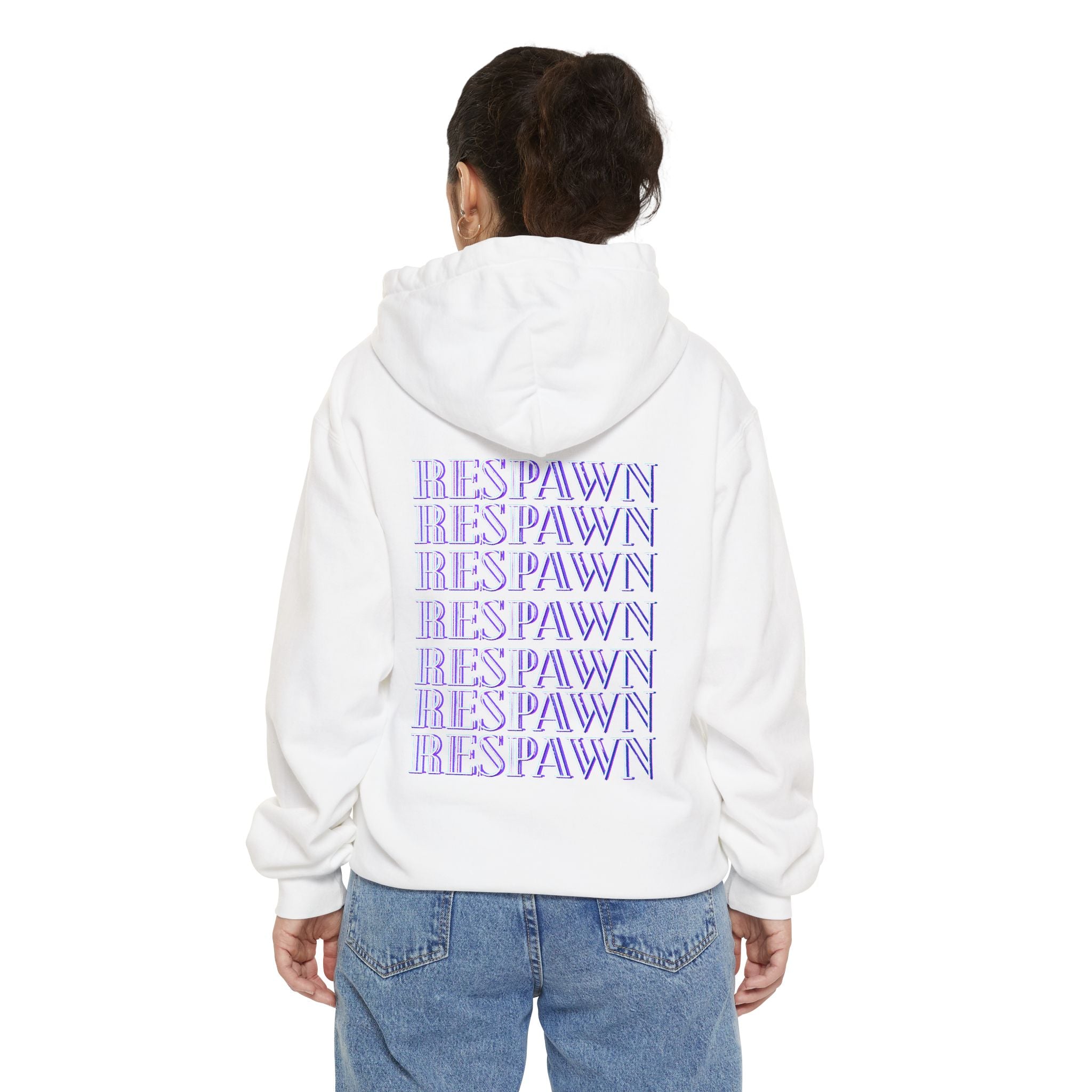 Respawn White Hoodie