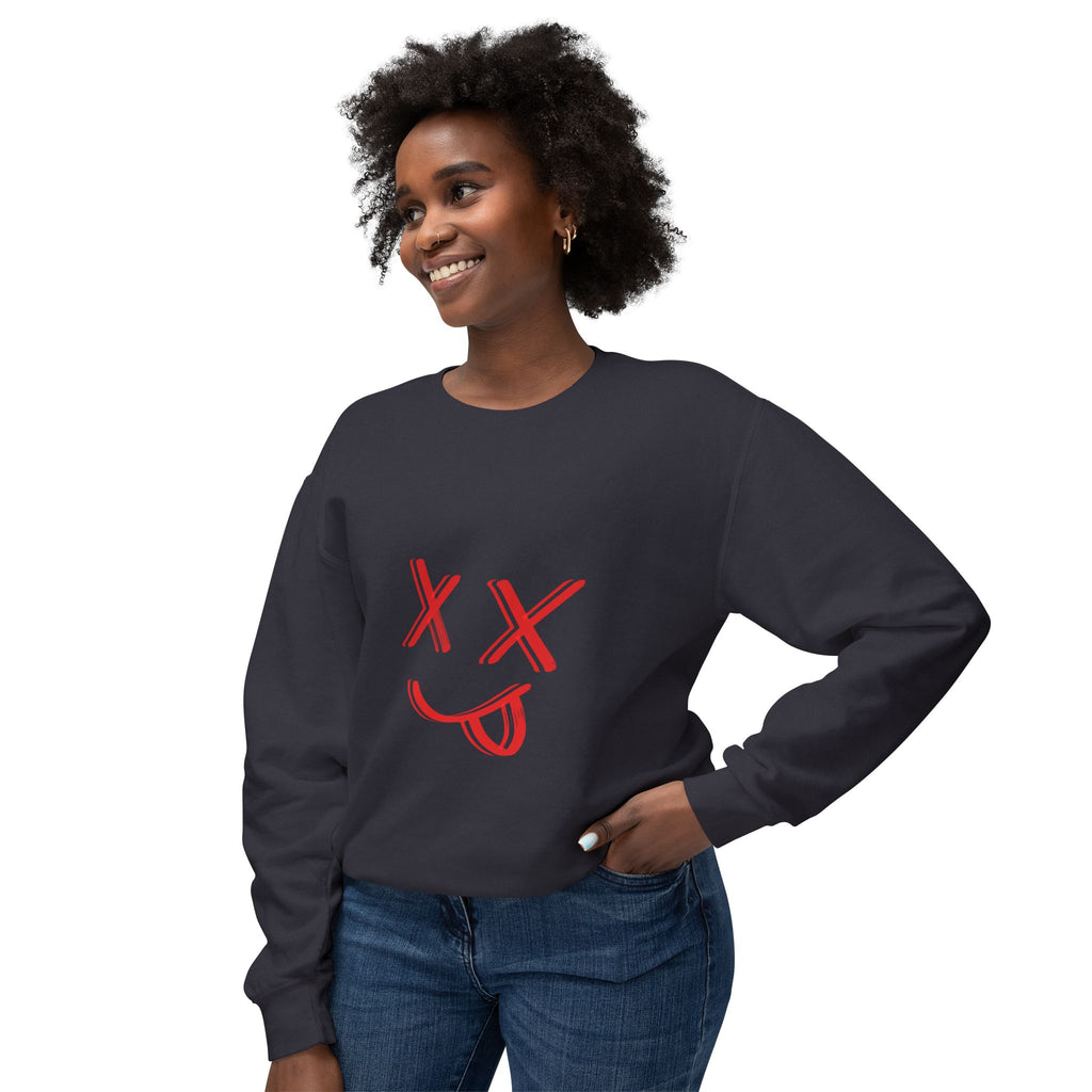 Red X Smiley Sweatshirt
