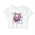 Bloom Butterfly Graphic Crop Tee