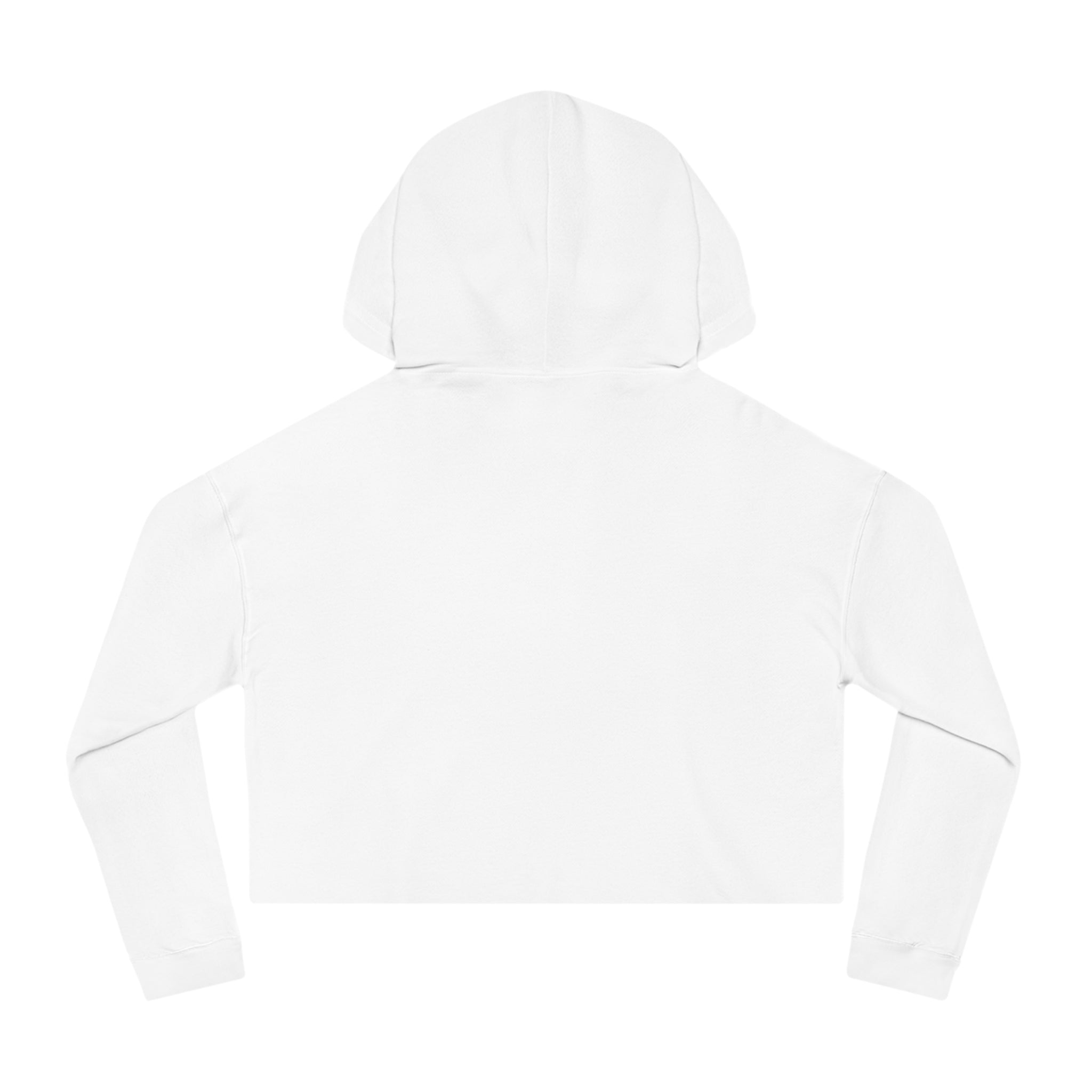 Women’s Blue Drip Smiley Cropped Hoodie