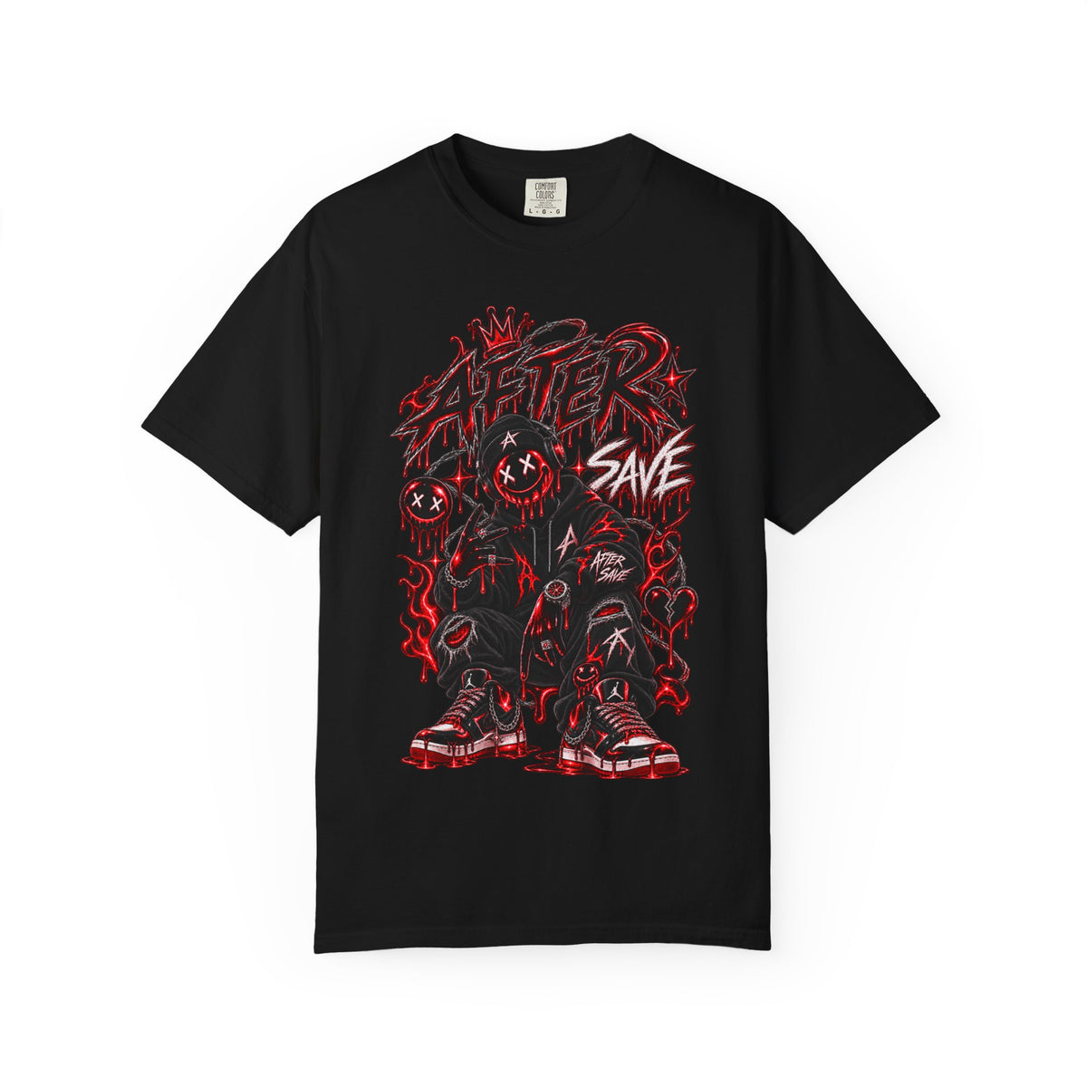 After Save: Crimson Static Tee
