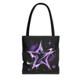 Celestial Graffiti Star Tote Bag