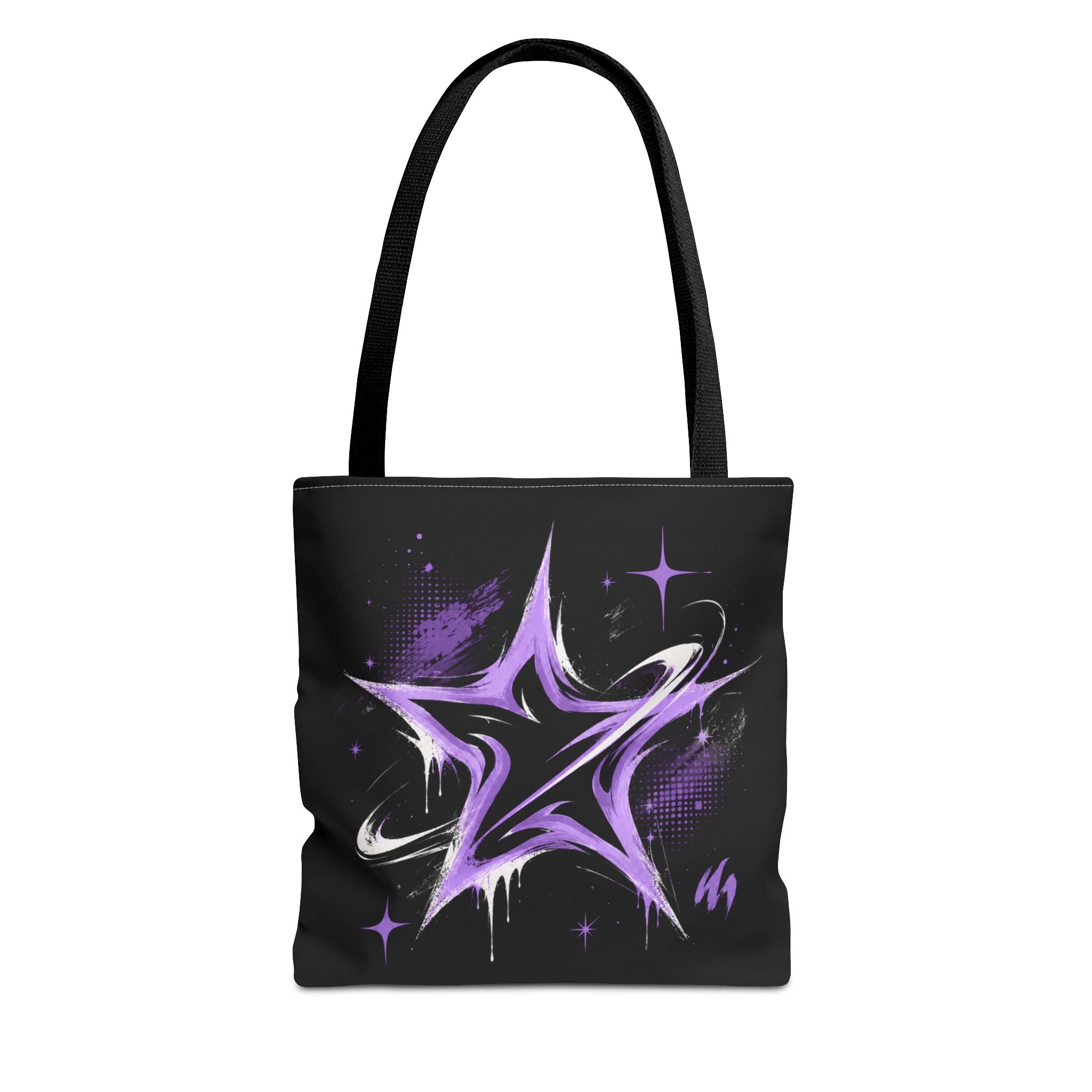 Celestial Graffiti Star Tote Bag