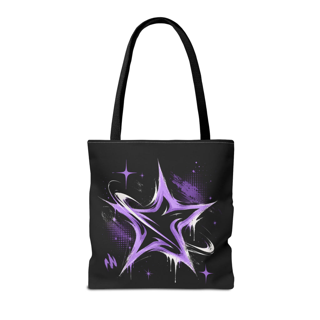 Celestial Graffiti Star Tote Bag