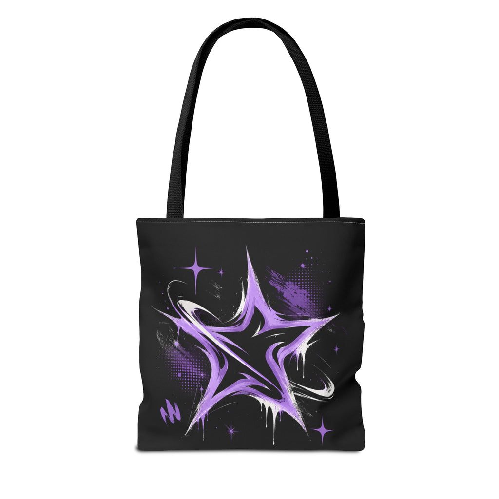 Celestial Graffiti Star Tote Bag