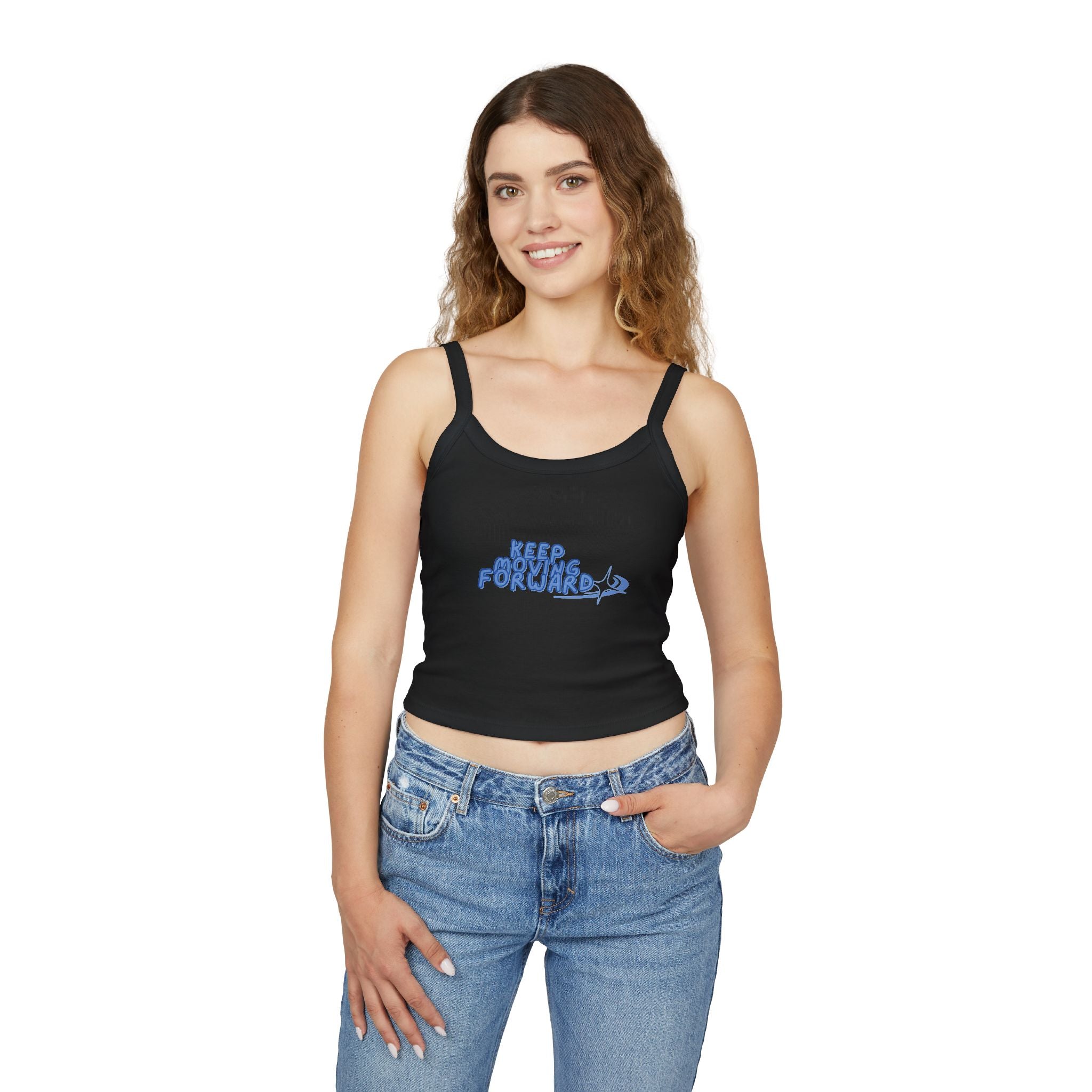 Keep Moving Forward Crop Tank Top