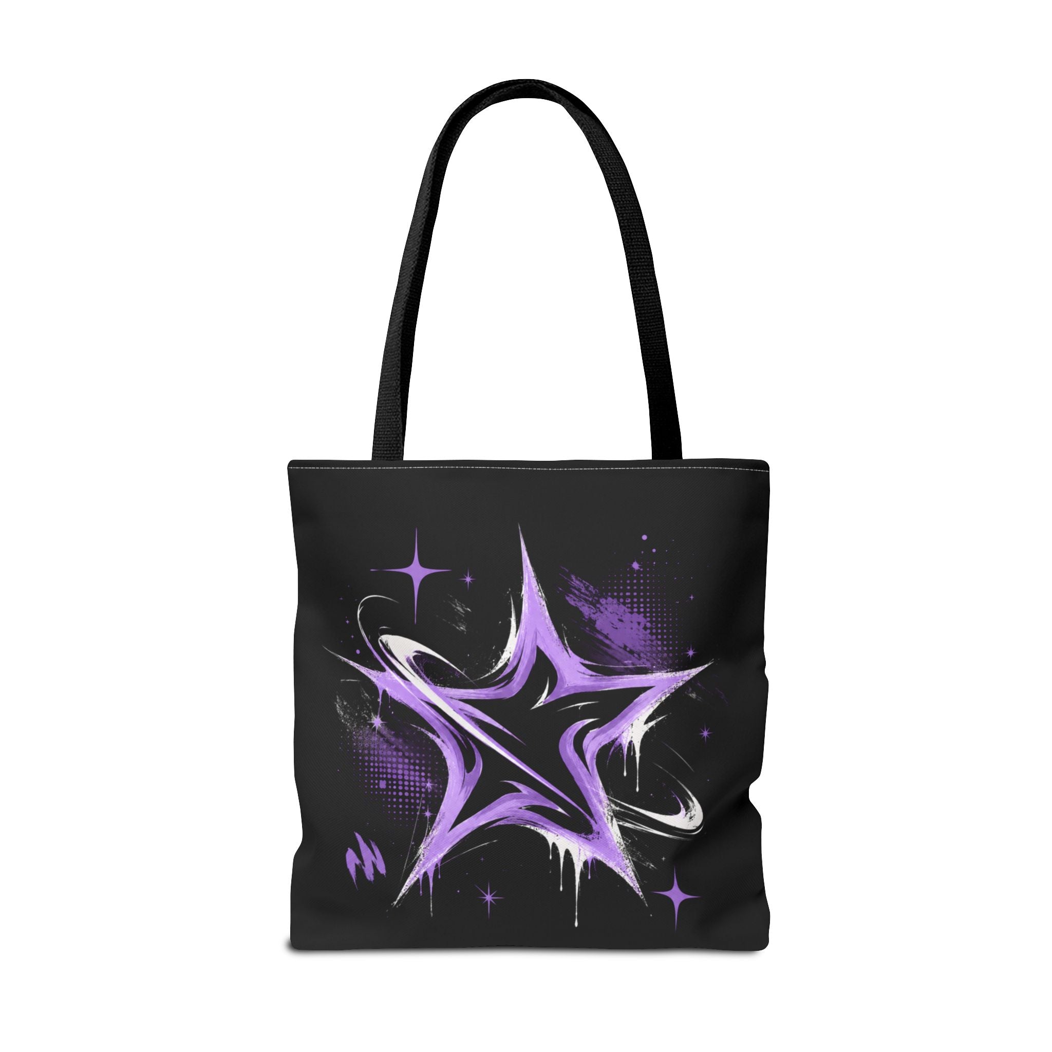 Celestial Graffiti Star Tote Bag