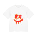 Red Drip Smiley Tee