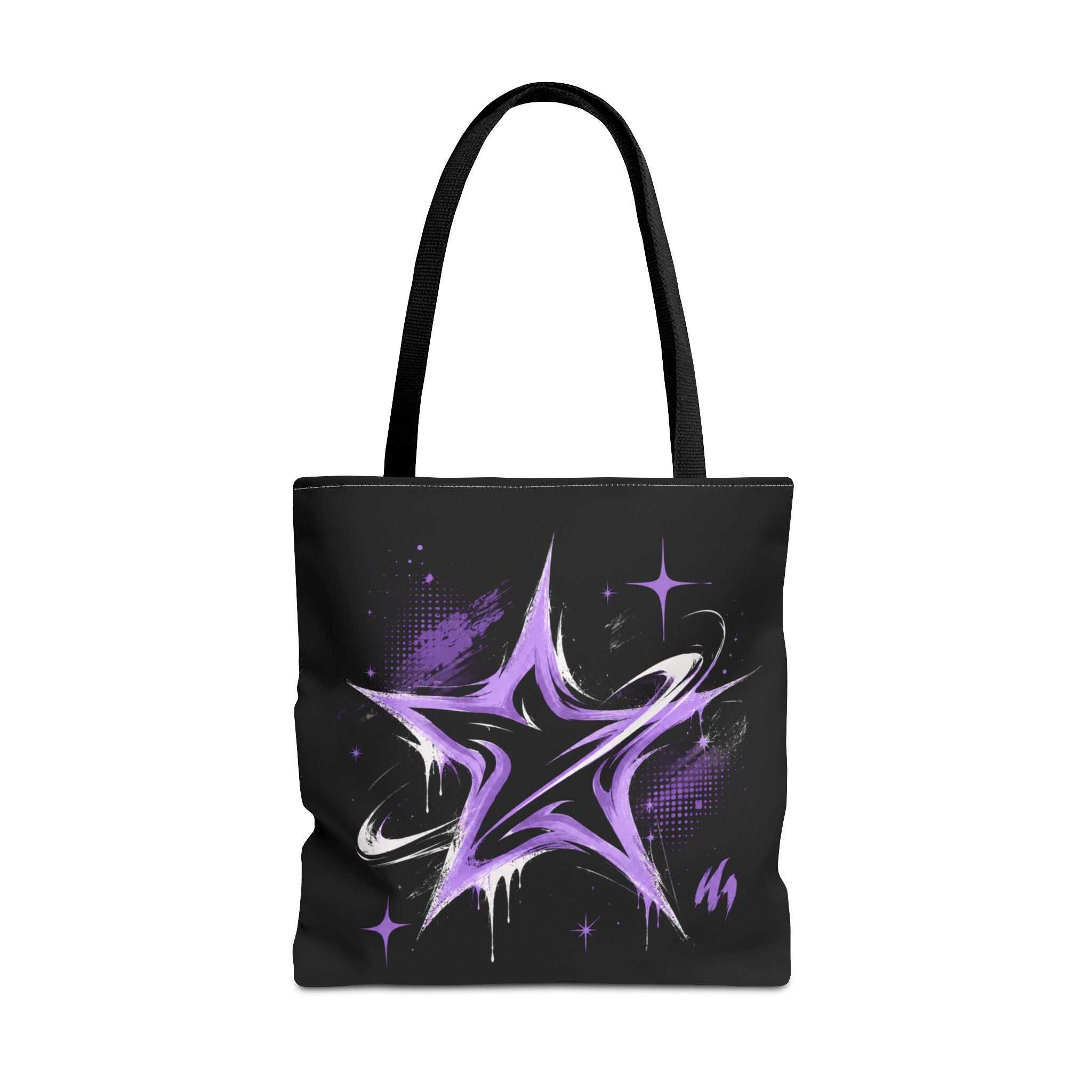 Celestial Graffiti Star Tote Bag