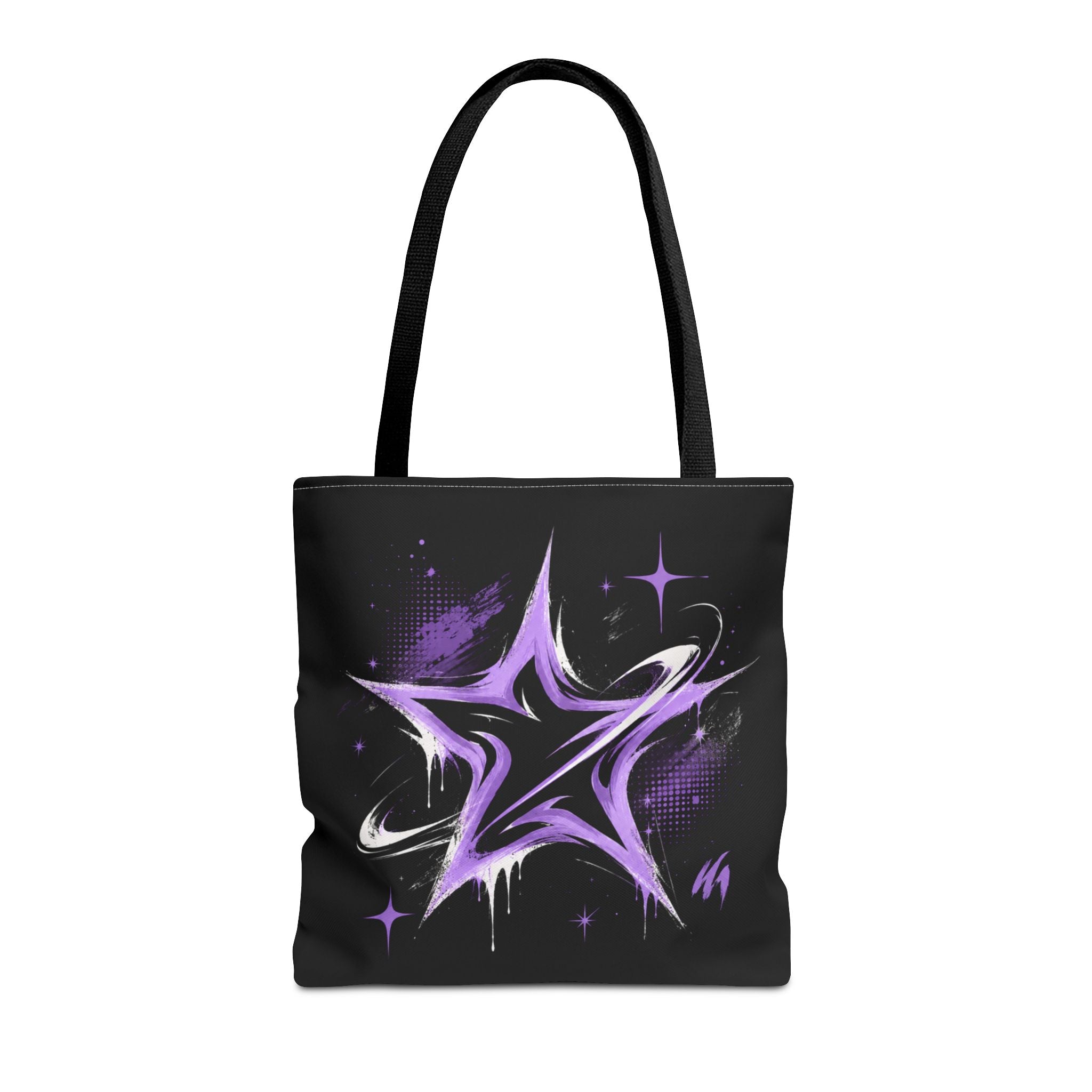 Celestial Graffiti Star Tote Bag