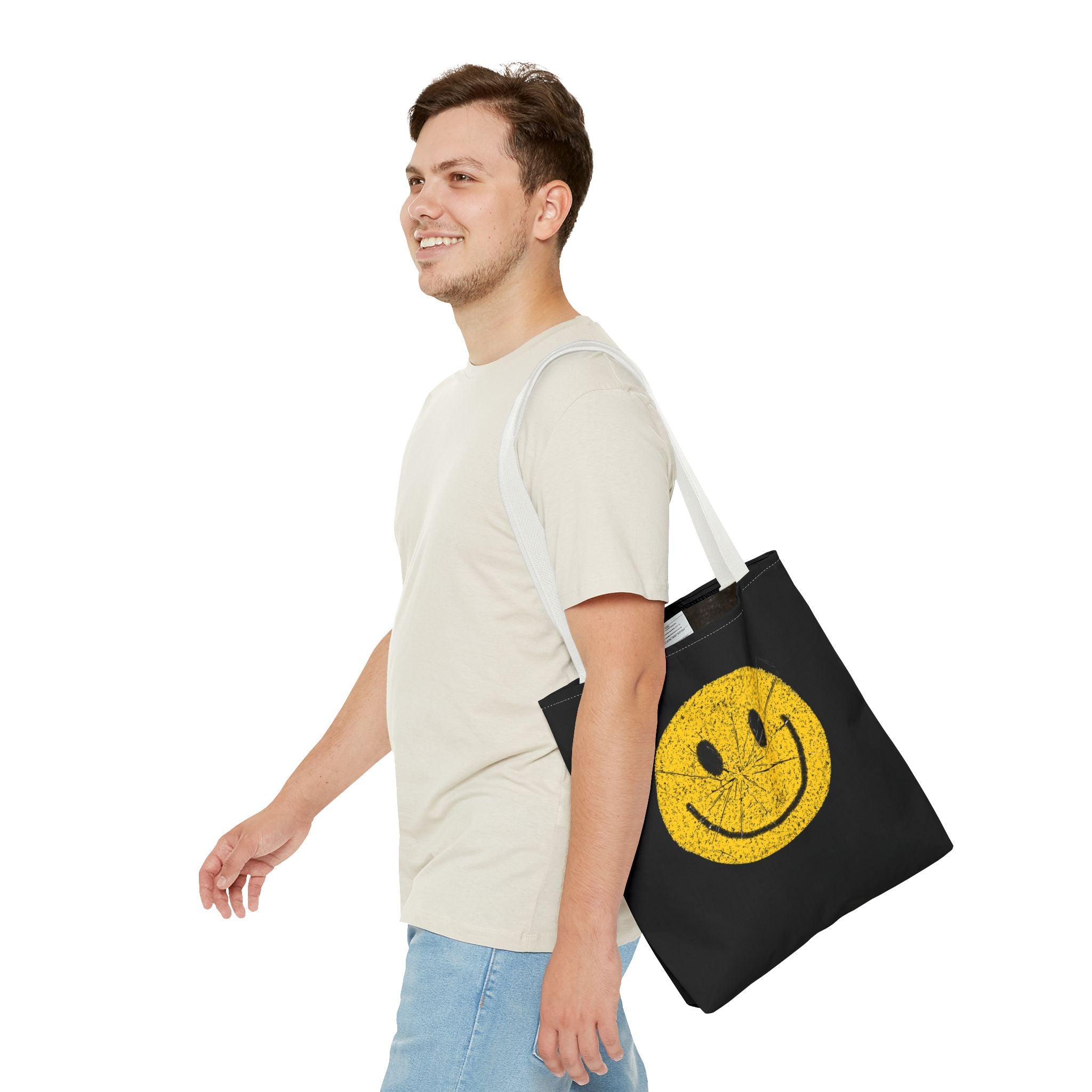 Retro Smiley Tote