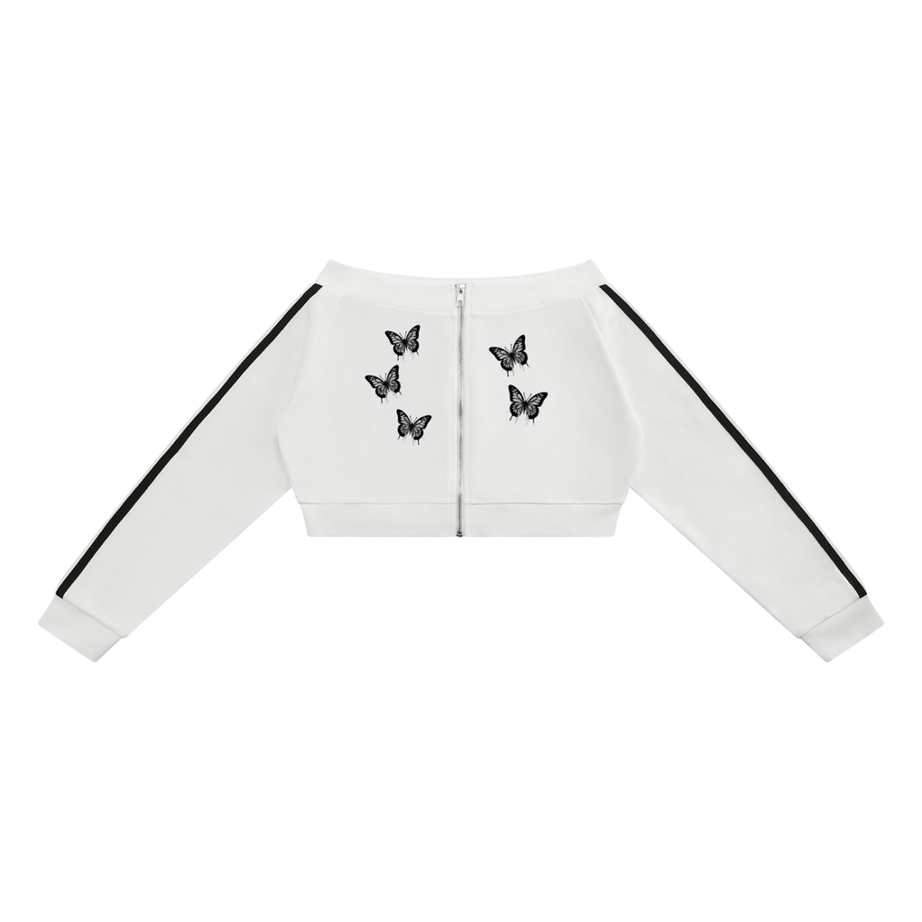 After Save Butterfly Shoulder Full-Zip Jacket